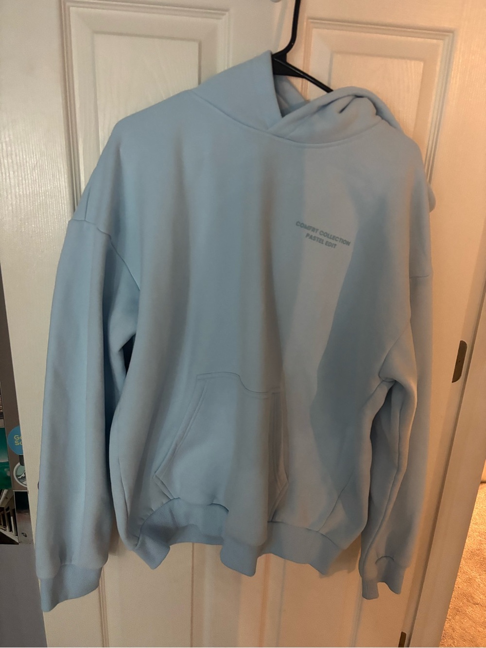 Pastel Light Blue Women’s Hoodie Sweatshirt - Casual Pullover
